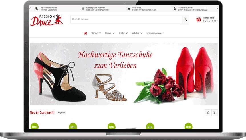 Startseite 9 Laptop mit Foto drin passion dance