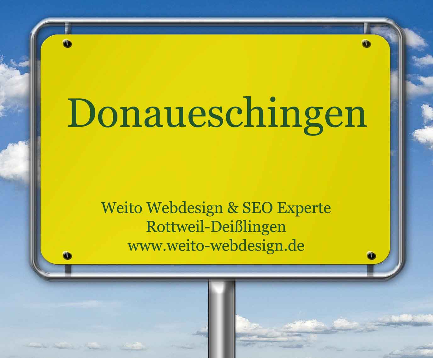 Webseite erstellen in Donaueschingen